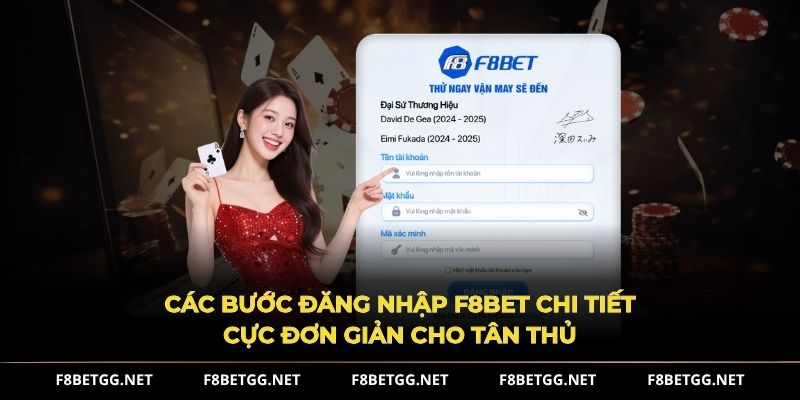 các bước đăng nhập F8BET chi tiết cực đơn giản cho tân thủ
